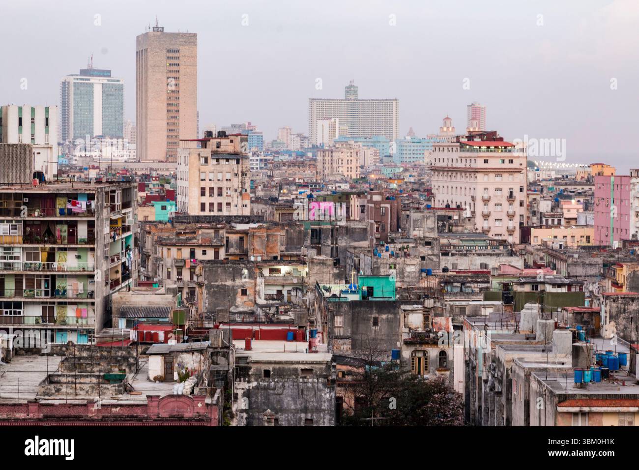 Kuba, Havanna. Skyline, Old Cuba. Stockfoto