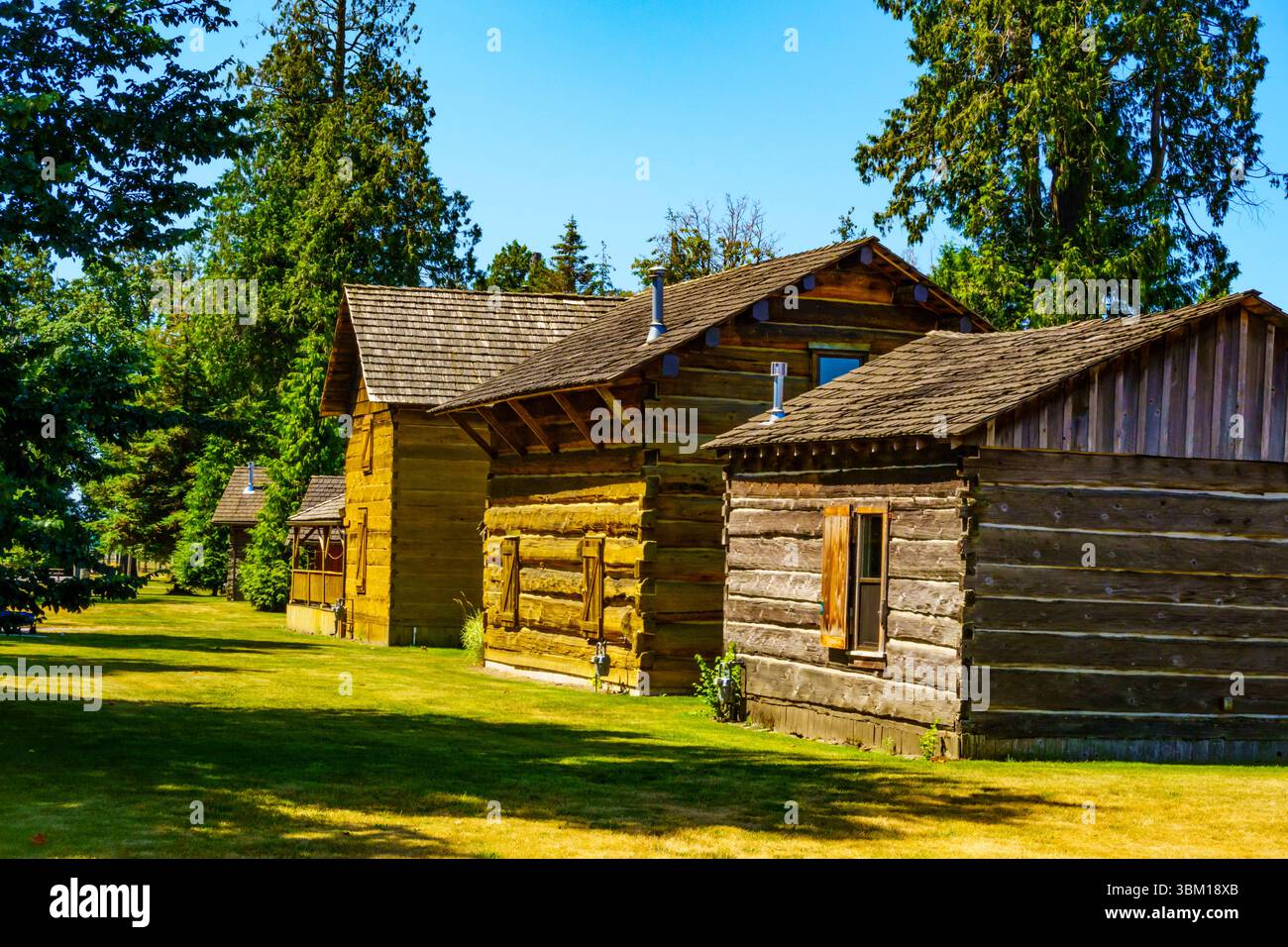 Hovander Homestead Park, Ferndale, Washington State, USA. Stockfoto