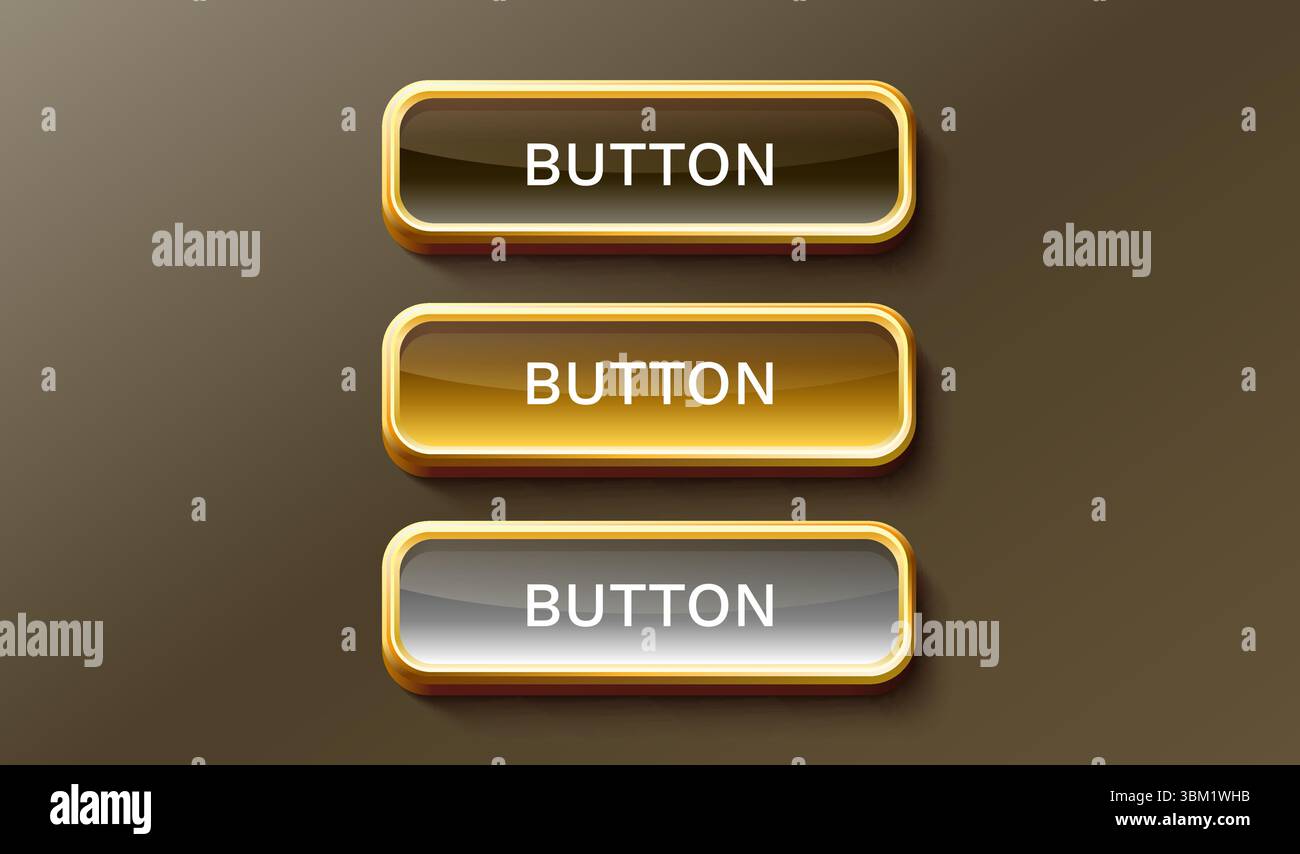 Knopfrahmen-Etikett, Event Bar Casino, Show-Schild. Vektor Stock Vektor