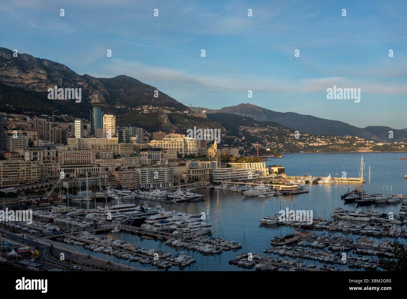 Port Herkules, Monaco-Stadt Stockfoto