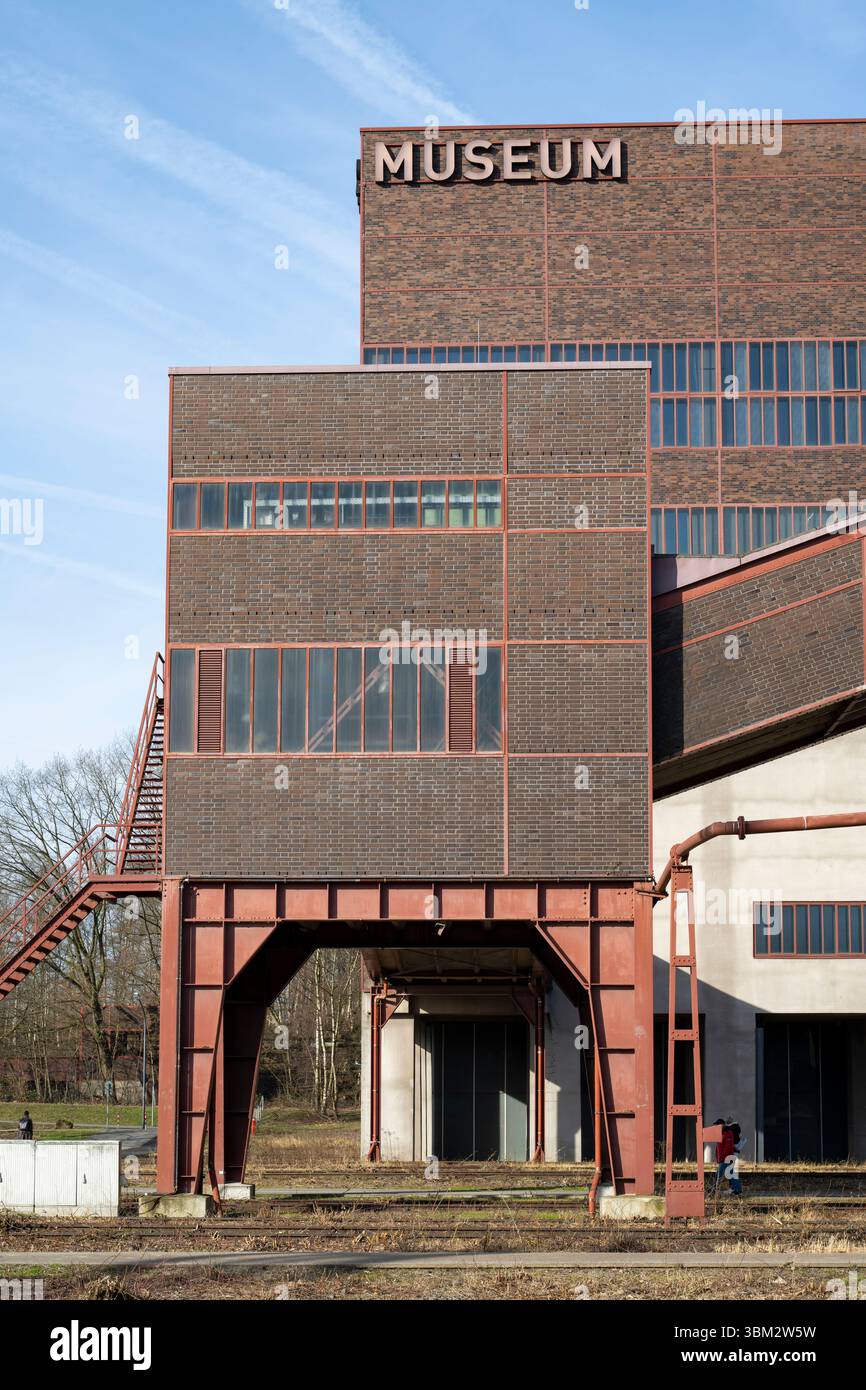 Museum in der Zeche Zollverein, Essen Stockfoto