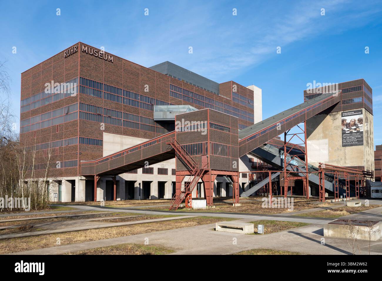 Museum in der Zeche Zollverein, Essen Stockfoto