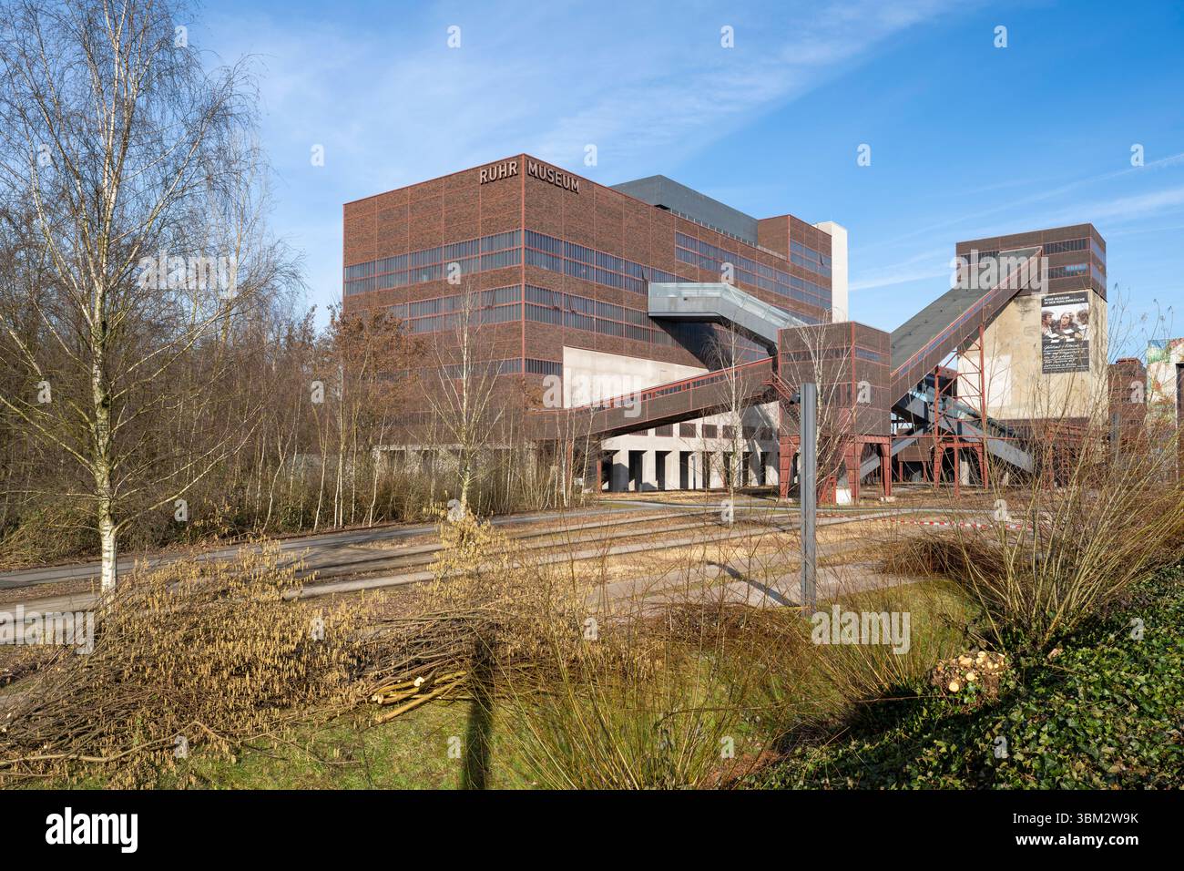 Museum in der Zeche Zollverein, Essen Stockfoto