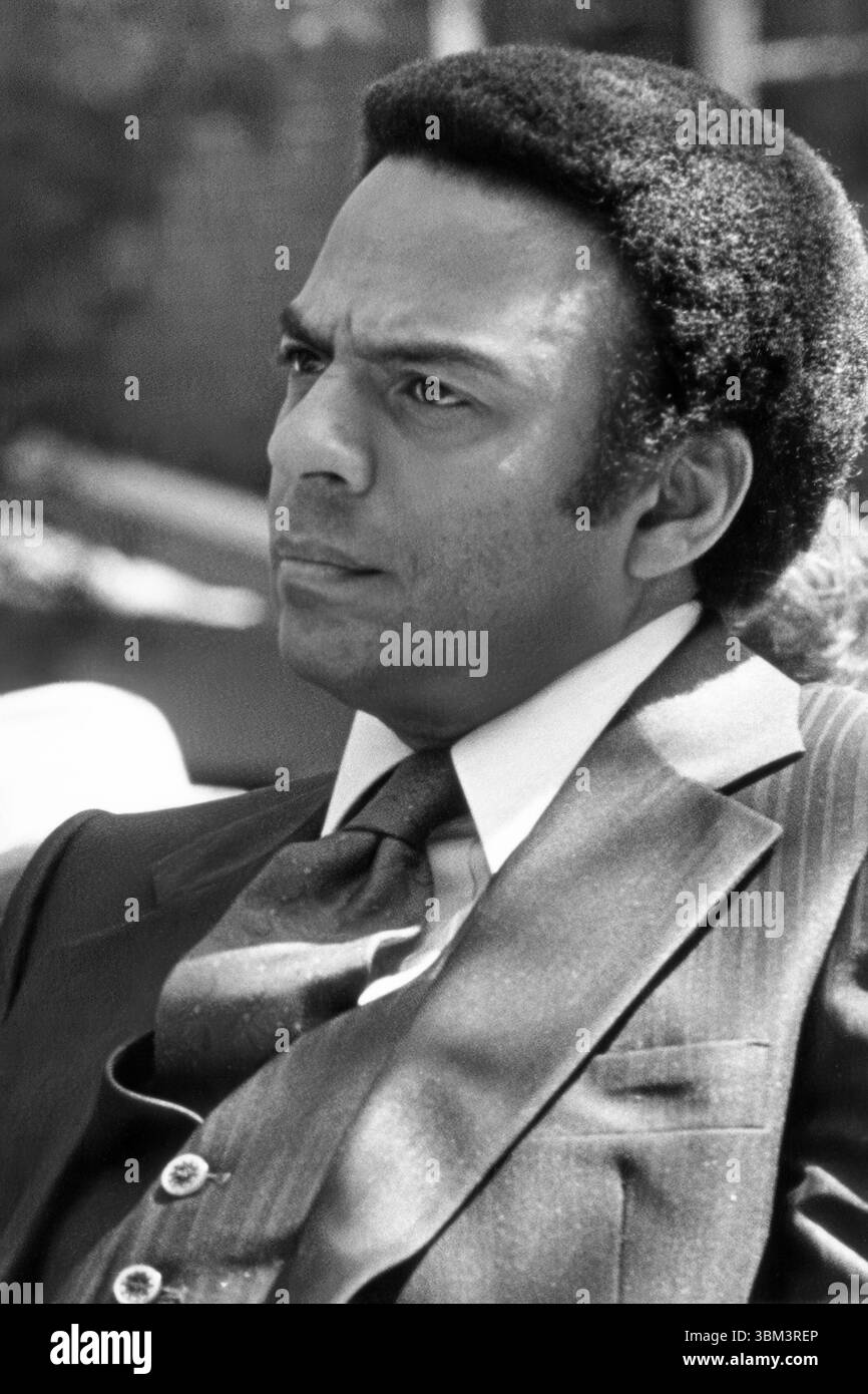 US-Botschafter bei den Vereinten Nationen Andrew Young an der University of Georgia am 29. April 1978, wo er die Ansprache der UGA School of Law in Athen hielt. (USA) Stockfoto