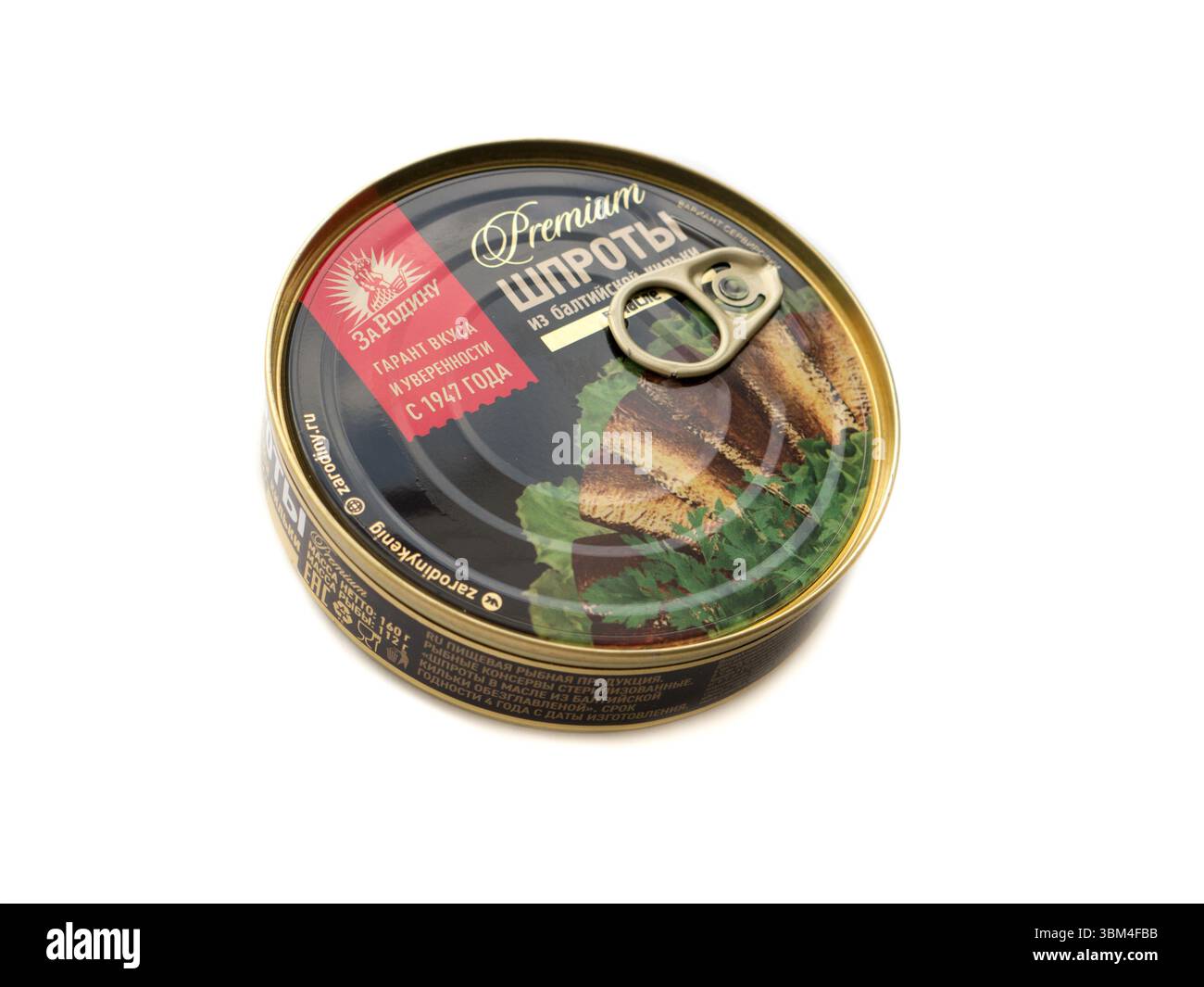 ZA Rodinu Baltikum in Öl. Stockfoto