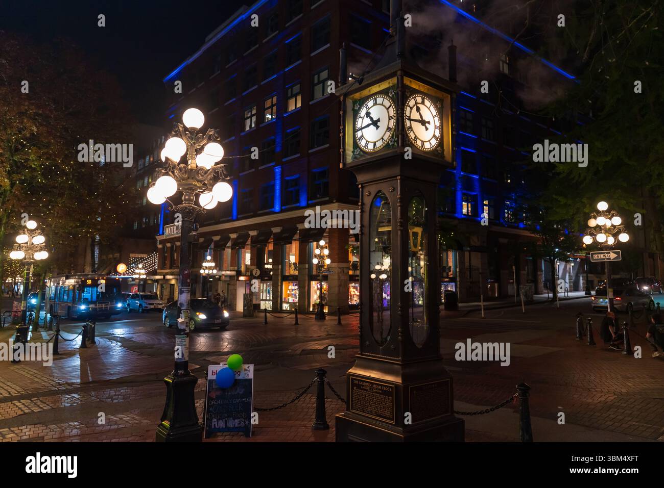 Gastown-Dampfuhr in Vancouver, Kanada Stockfoto