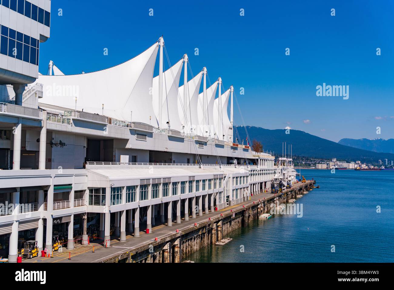 Canada Place, ein Wahrzeichen in Vancouver, Kanada Stockfoto