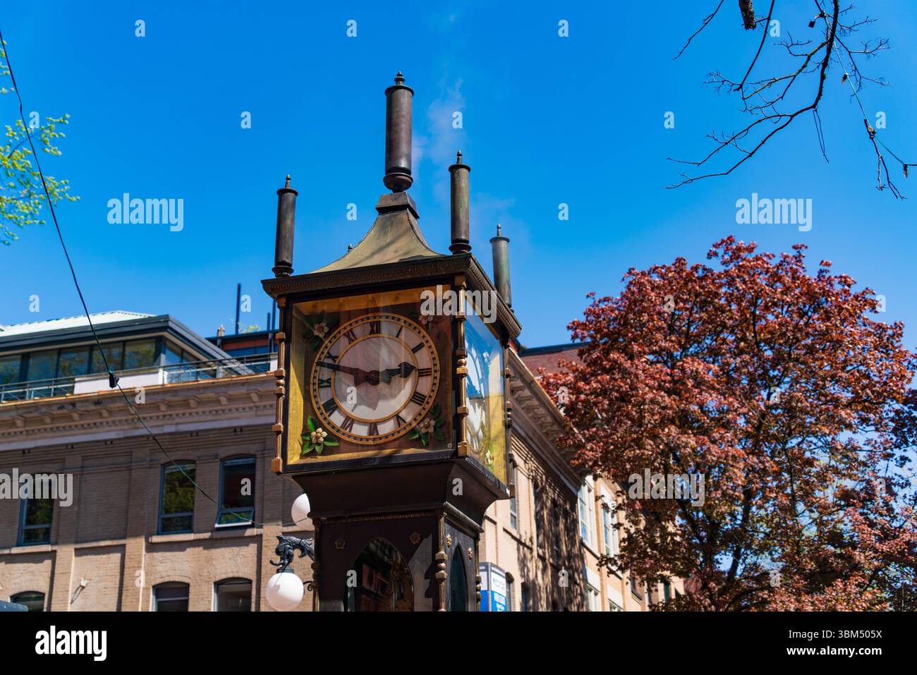 Gastown Dampfuhr in Vancouver, Kanada Stockfoto