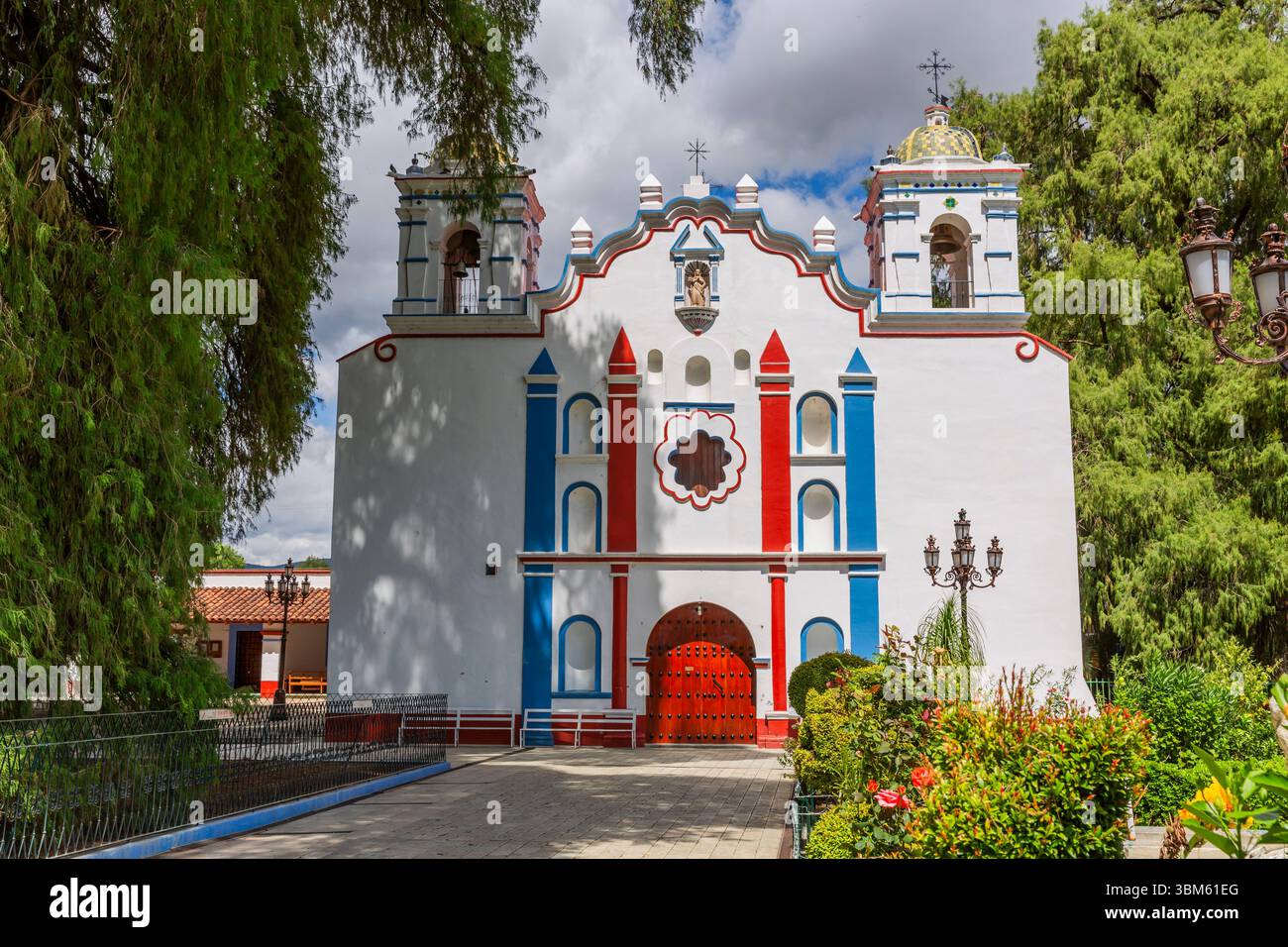 Santa María del Tule, Oaxaca, Mexiko. Stockfoto