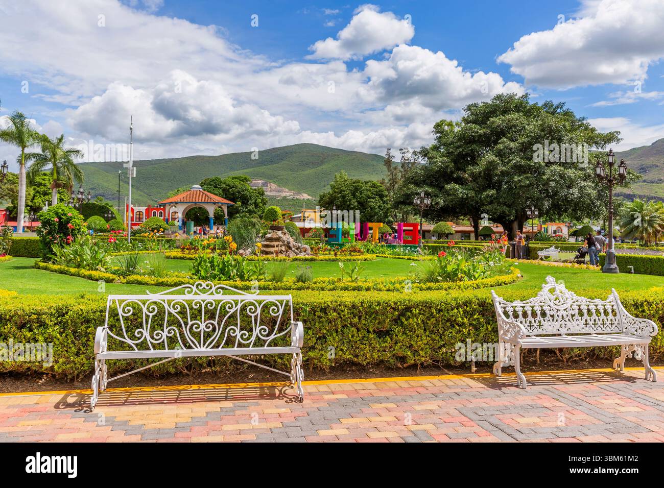 Santa María del Tule, Oaxaca, Mexiko. Stockfoto