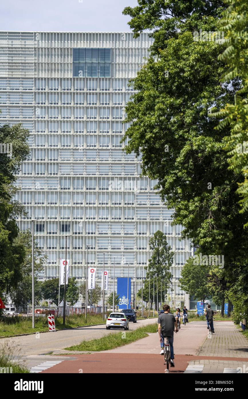 Das neue Gebäude des niederländischen Instituts für öffentliche Gesundheit und Umwelt, RIVM, im Wissenschaftspark der Universität Utrecht, Niederlande Stockfoto