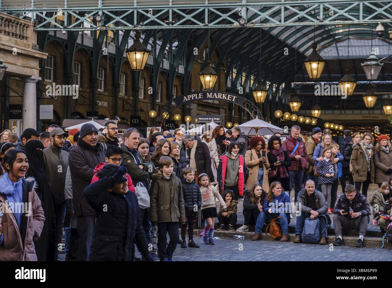 Apple Market, Covent Garden, London, England, Großbritannien Stockfoto