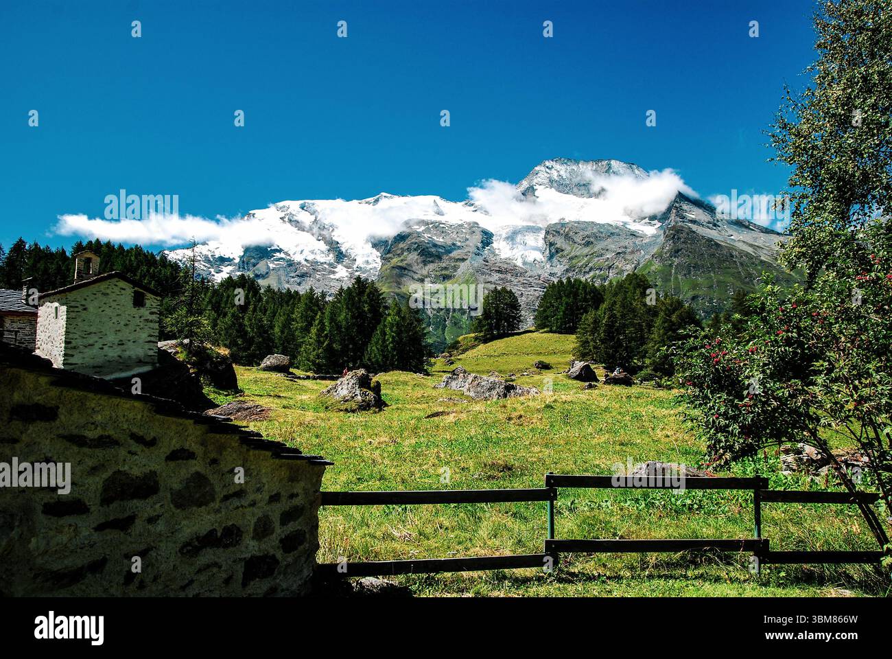 Le Monal, Savoie, Frankreich Stockfoto