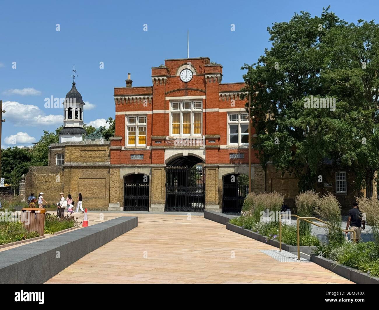 Das Royal Arsenal Gatehouse oder Beresford Gate, erbaut 1828. Stockfoto