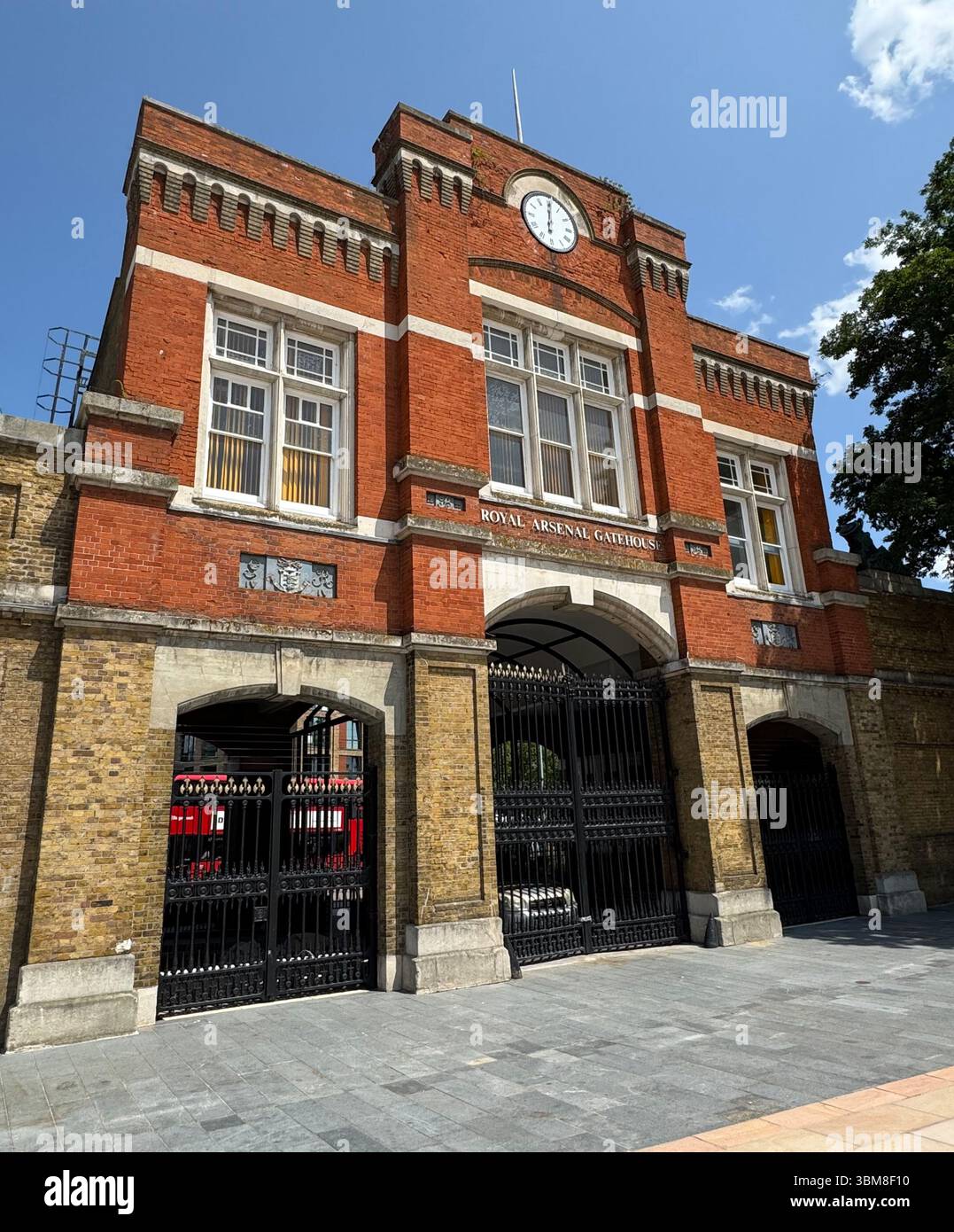 Das Royal Arsenal Gatehouse oder Beresford Gate, erbaut 1828. Stockfoto