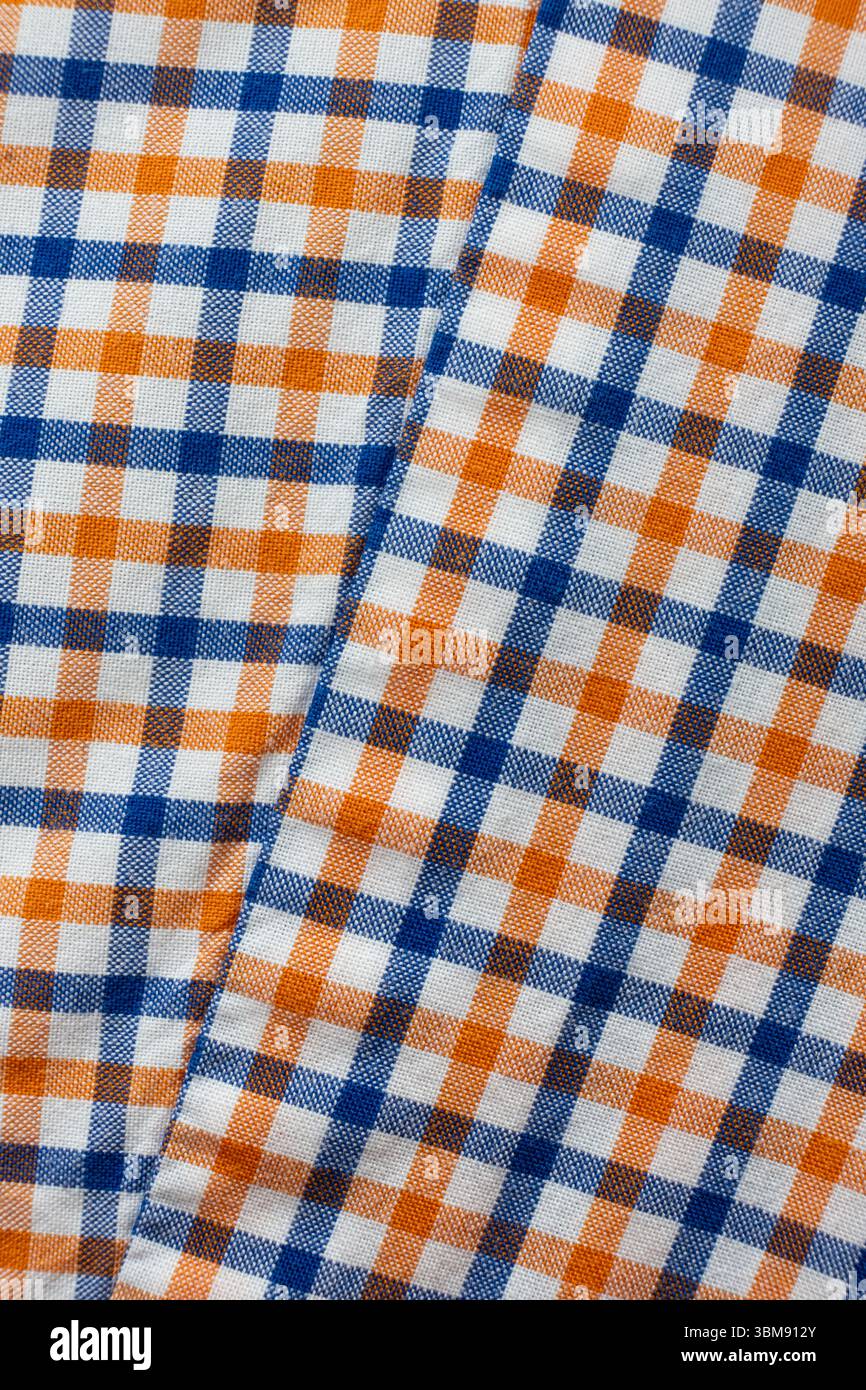 Makrostruktur aus reiner Baumwolle. Stockfoto