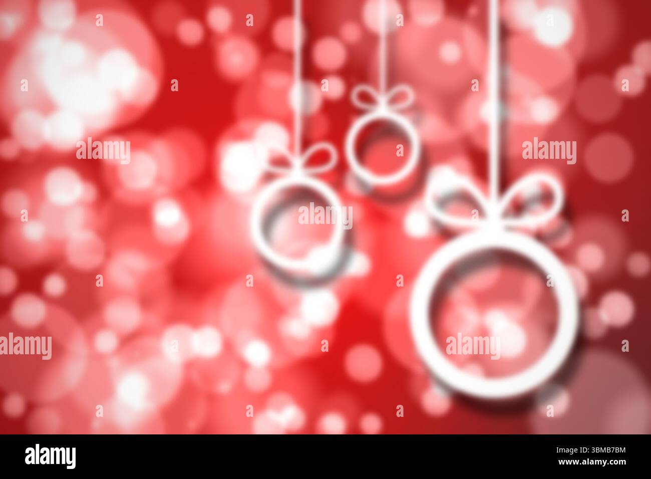 Verschwommener weihnachtshintergrund Stockfoto