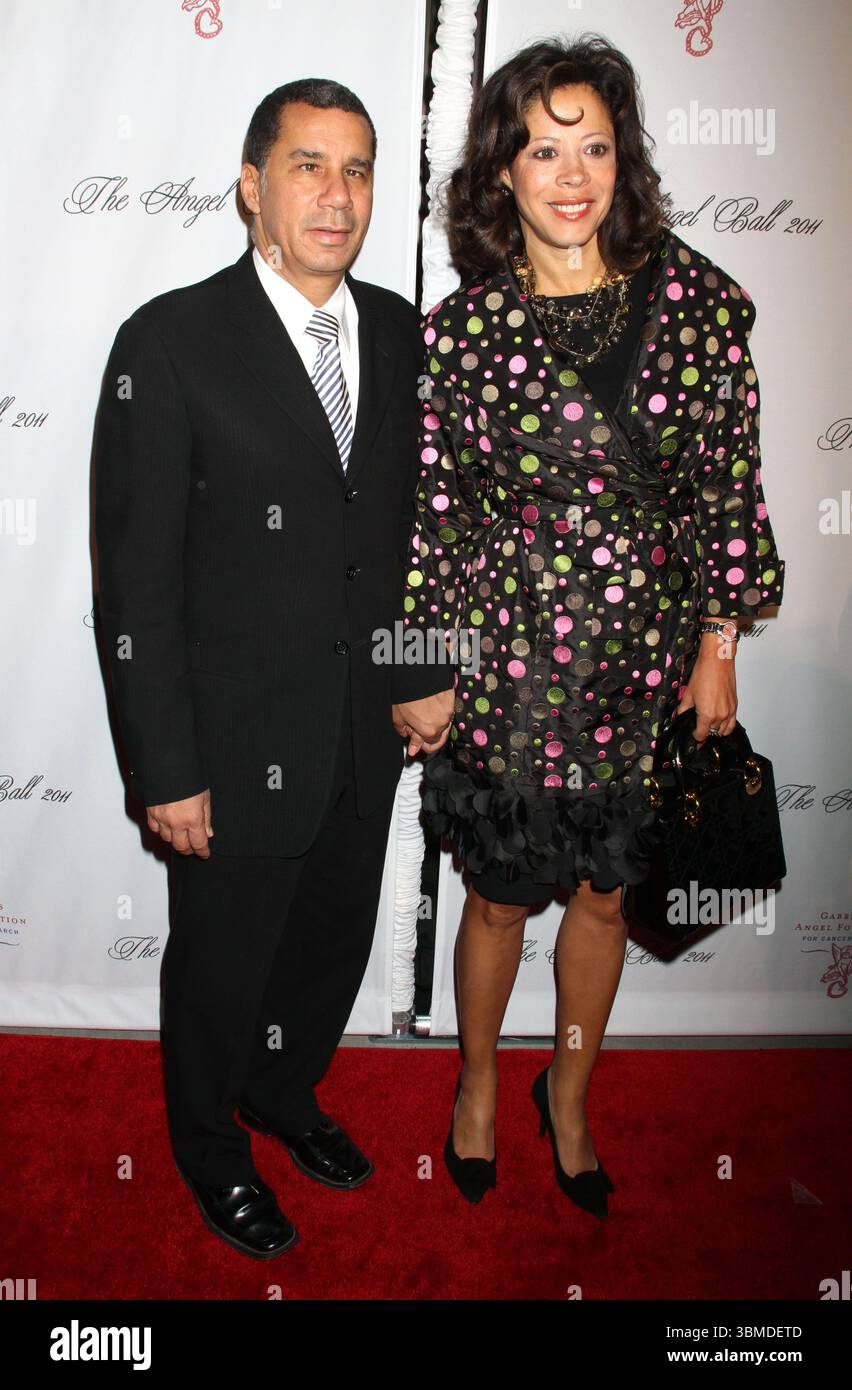 David Paterson und Michelle Paige Paterson beim Angel Ball für Gabrielle's Angel Foundation in der Cipriani Wall Street in New York City am 17. Oktober 2011 Stockfoto