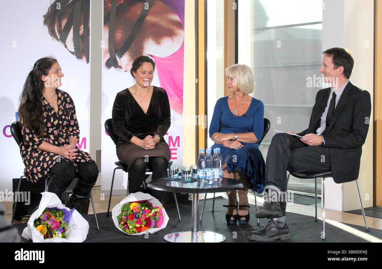Lolita Ray, Pernilla August und Dame Helen Mirren beim Filmpreis des Nordischen Rates 2011 in Schweden am 17. Oktober 2011 Stockfoto