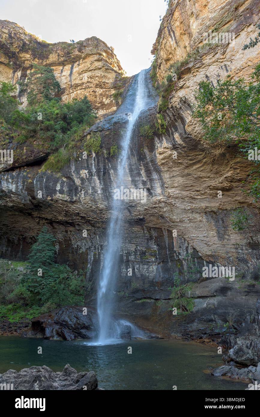 Die Gudu Falls im Royal Natal National Park Stockfoto