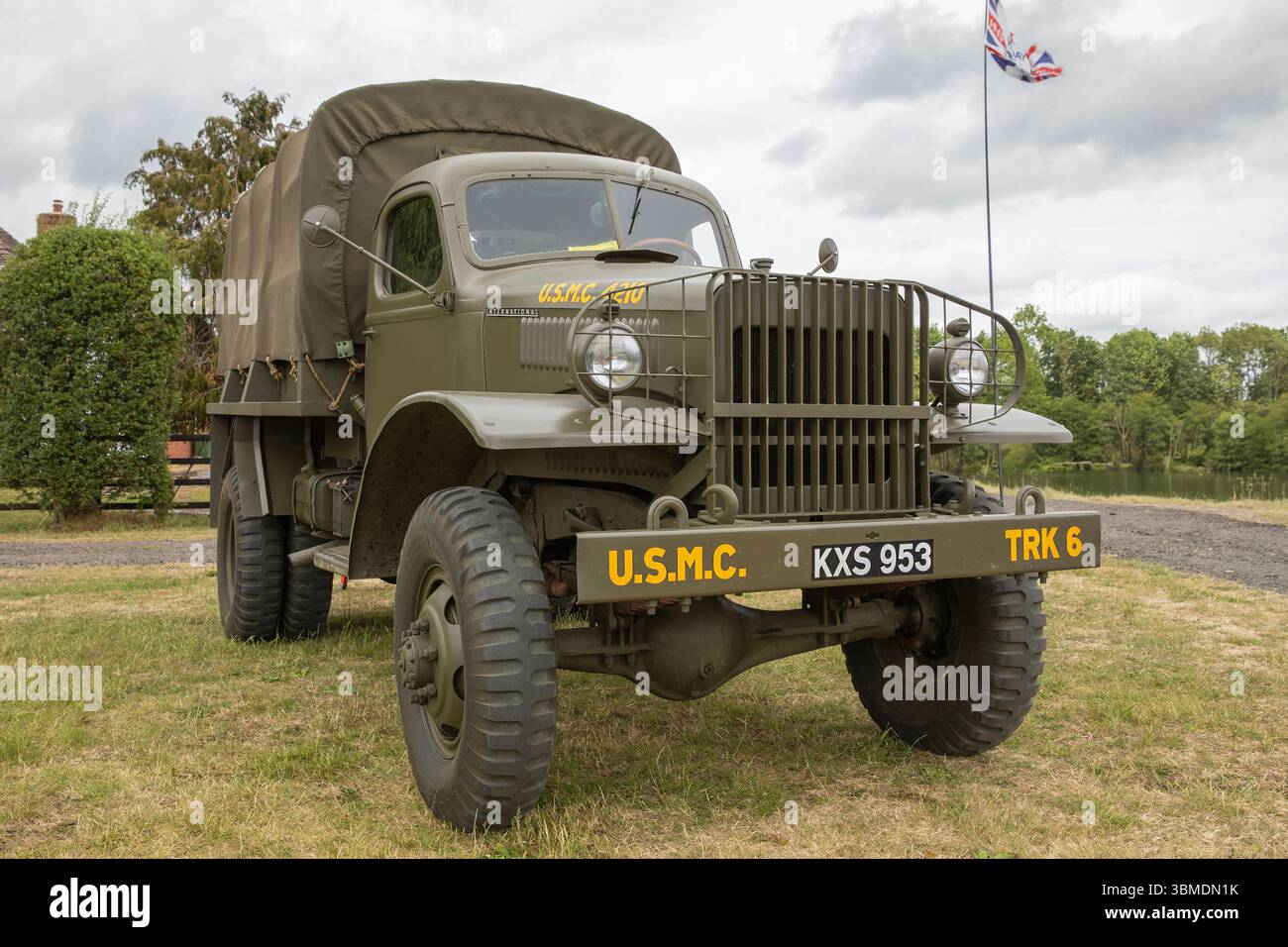 Kriegszeit im Vale Stockfoto