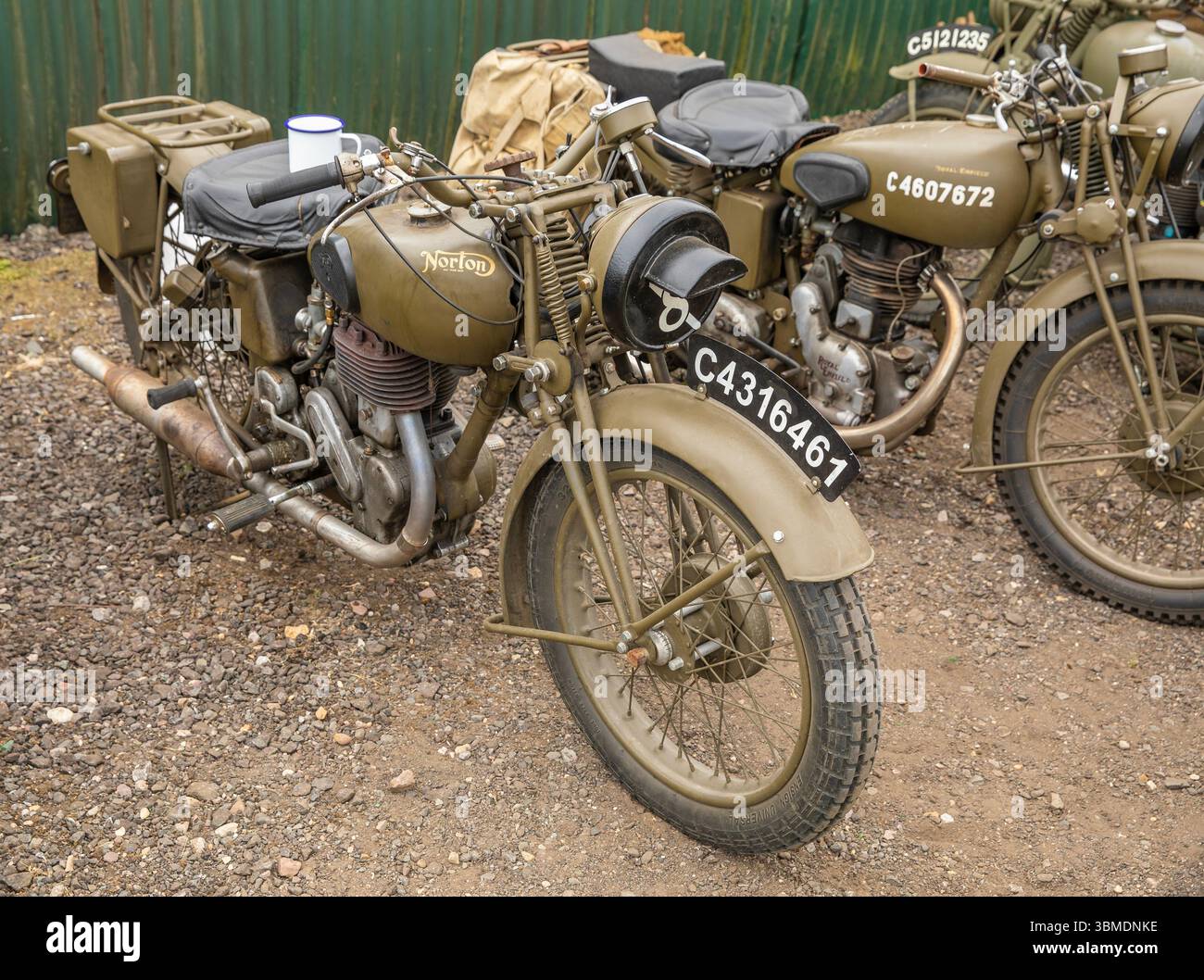 Kriegszeit im Vale Stockfoto
