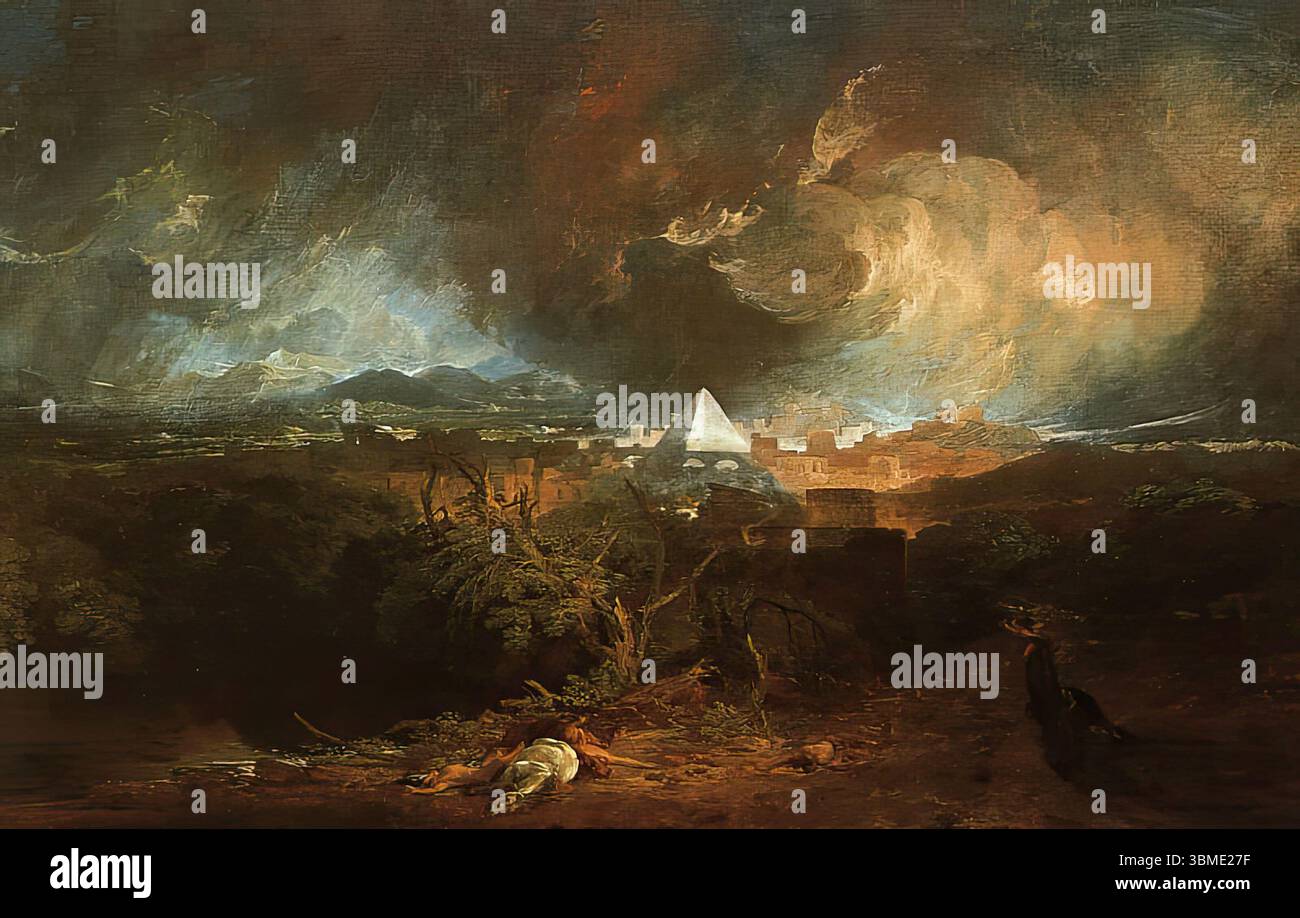 Turner, Joseph Mallord William - die fünfte Pest Ägyptens Stockfoto