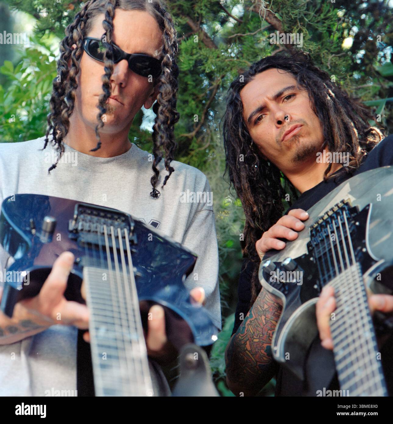 Brian Welch und James Shaffer von Korn 1999 Credit: Ross Pelton/MediaPunch Stockfoto