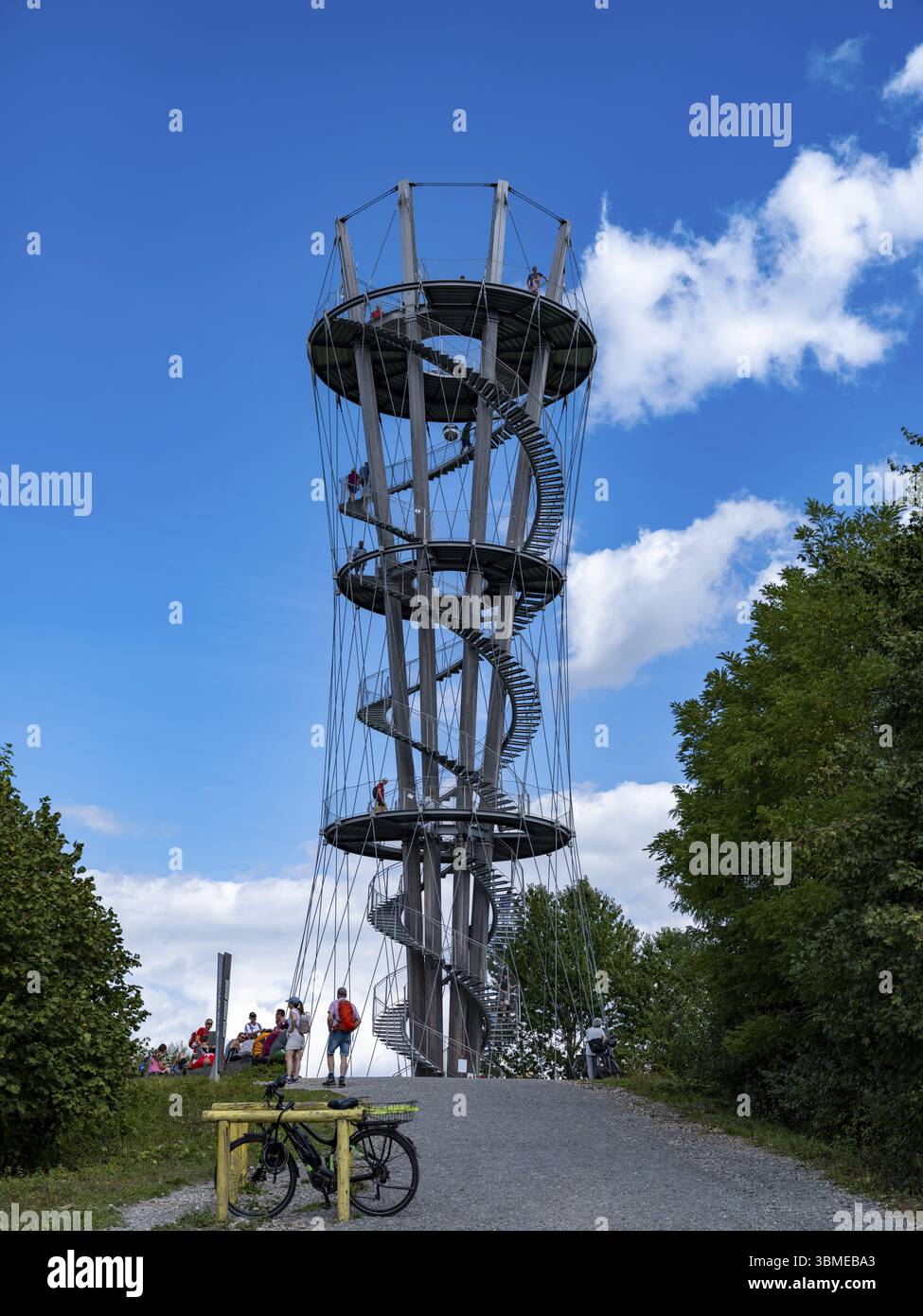 Schönbuchturm auf dem Stellberg im Naturpark Schönbuch südlich von Stuttgart, Herrenberg, Baden-Württemberg, Deutschland, Europa Stockfoto