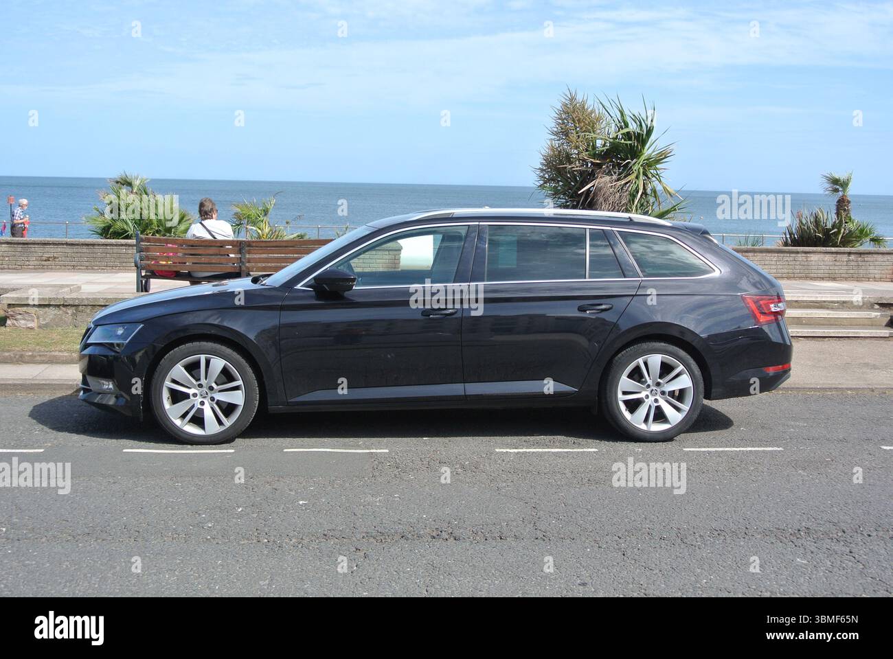 Ein großartiges Anwesen von Skoda 2019 in Teignmouth, Devon, England, Großbritannien. Stockfoto