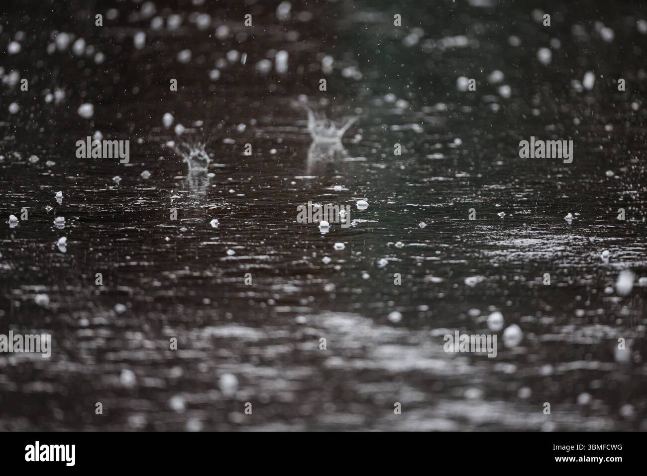 Starkregen in Spielberg, großer Preis von Oesterreich, Motorsport, Formel 1, Saison 2025, 26.06.2025 Foto: Eibner-Pressefoto/Alexander Neis Stockfoto