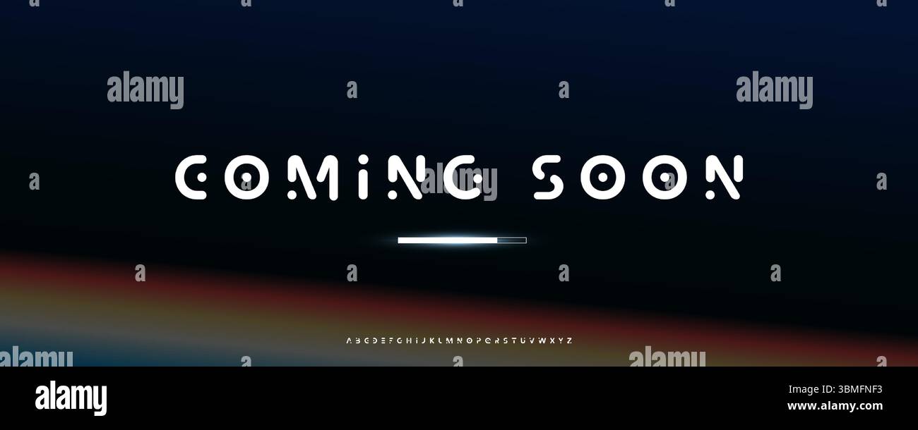 Feines digitales Alphabet für futuristische Produkteinführungen, abstrakte KI-Banner, wirkungsvolle expo-Poster und brillante Startup-Promos. Kreative Schriftart für Stock Vektor