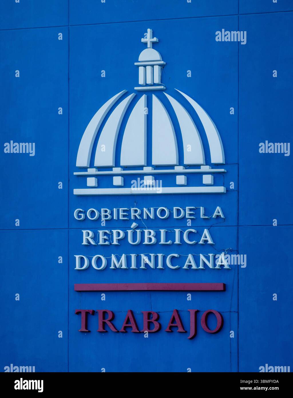 Arbeitsbüros in der Dominikanischen Republik Santo Domingo Stockfoto