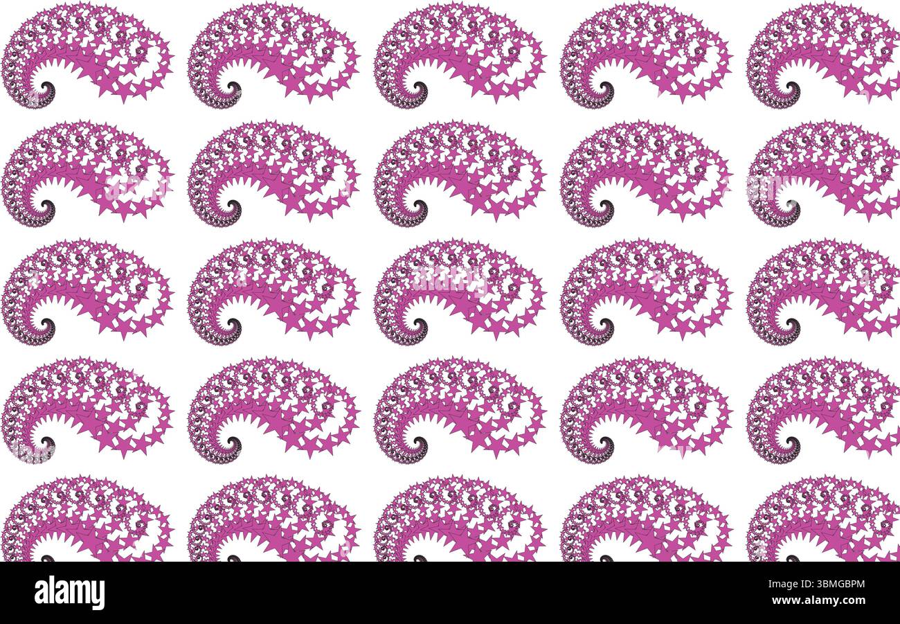 Grünes, ethnisches Paisley-Curl-Vektormuster für Textil- und Stoffdesign Stock Vektor