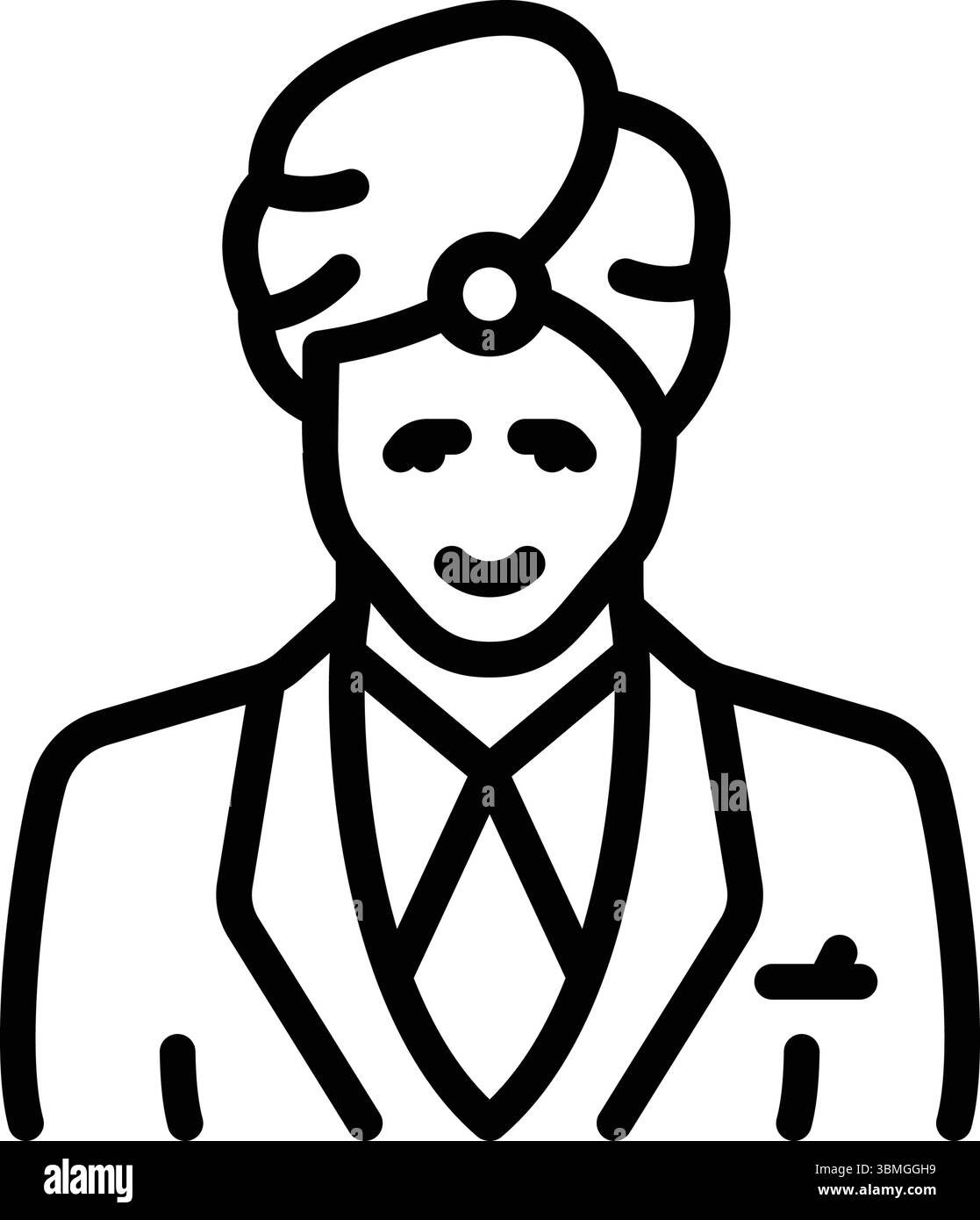 Symbol für Bräutigam, Bräutigam Stock Vektor