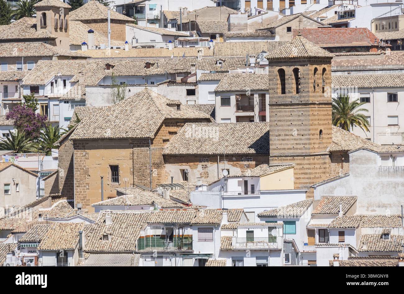 San Francisco Kirche in Cazrola, Jaen, Spanien, Europa Stockfoto
