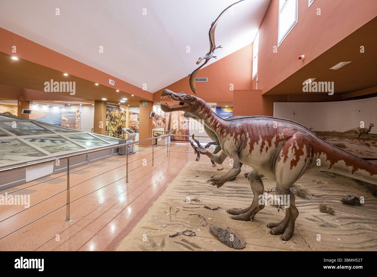 Paläontologisches Interpretationszentrum von La Rioja, Igea, La Rioja, Spanien, Europa Stockfoto