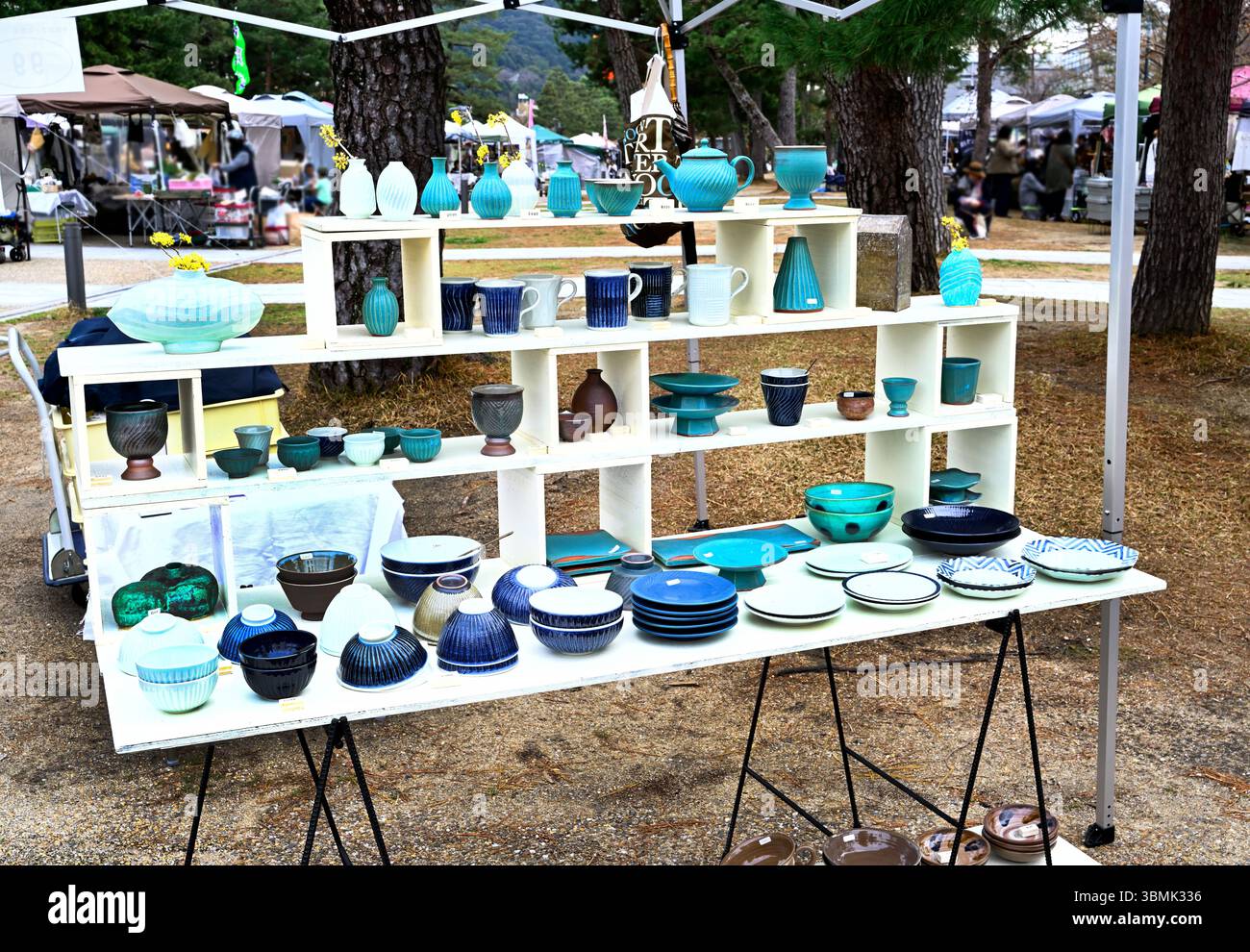 Heian Rakuichi Handwerksmarkt im Okazaki Park Kyoto Japan Stockfoto