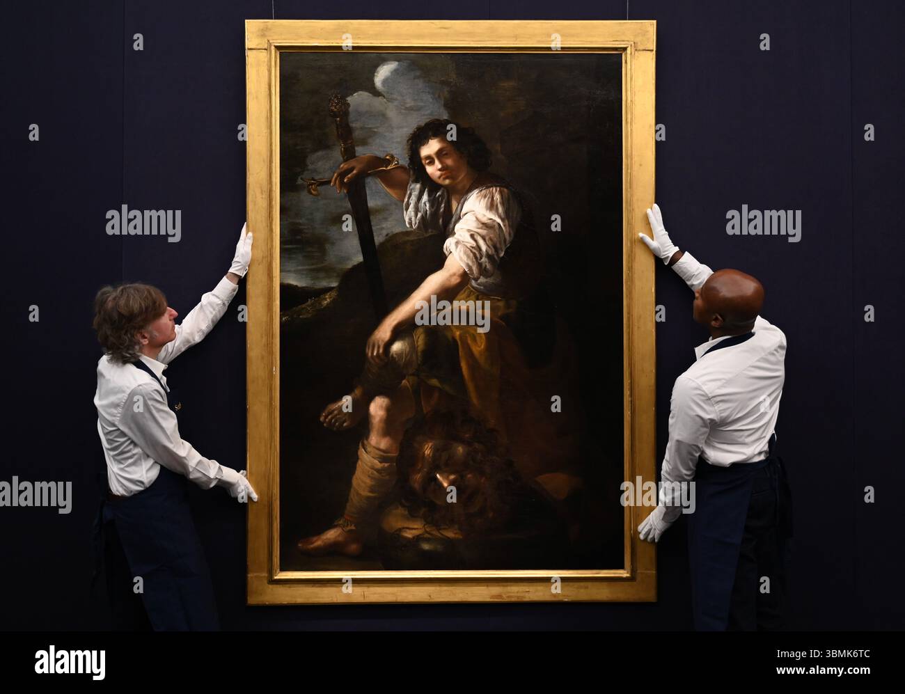Vorschau auf Gemälde des alten Meisters und des 19. Jahrhunderts in Sotheby's London, die am 2. Juli bei einer Abendauktion verkauft werden. 2025 um 19.00 Uhr britische Sommerzeit ... Stockfoto