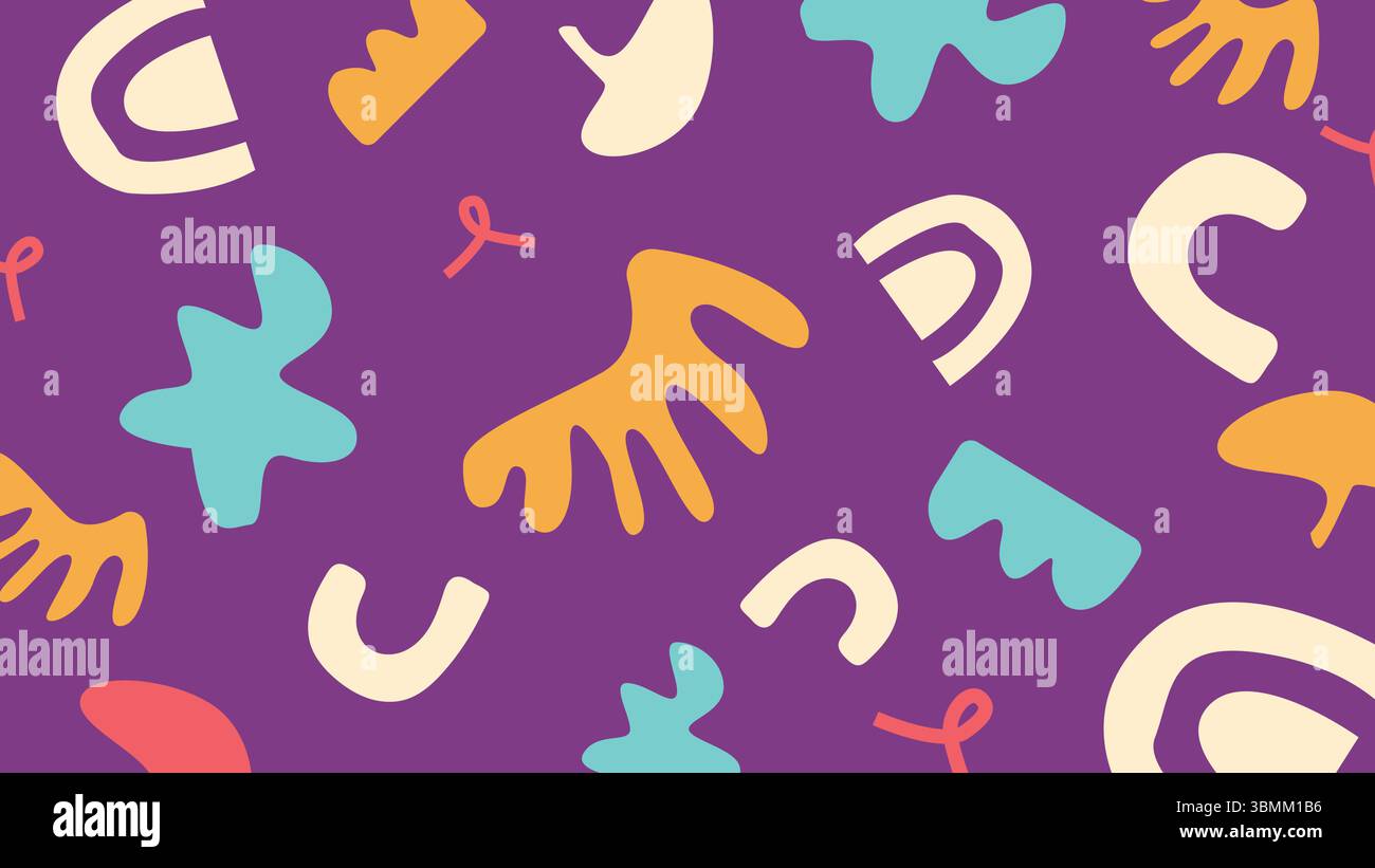 Abstrakter gewellter handgeschnittener Hintergrund Stock Vektor