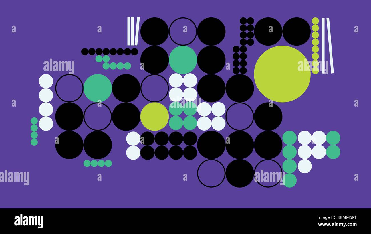 Dynamischer geometrischer Punkthintergrund Stock Vektor