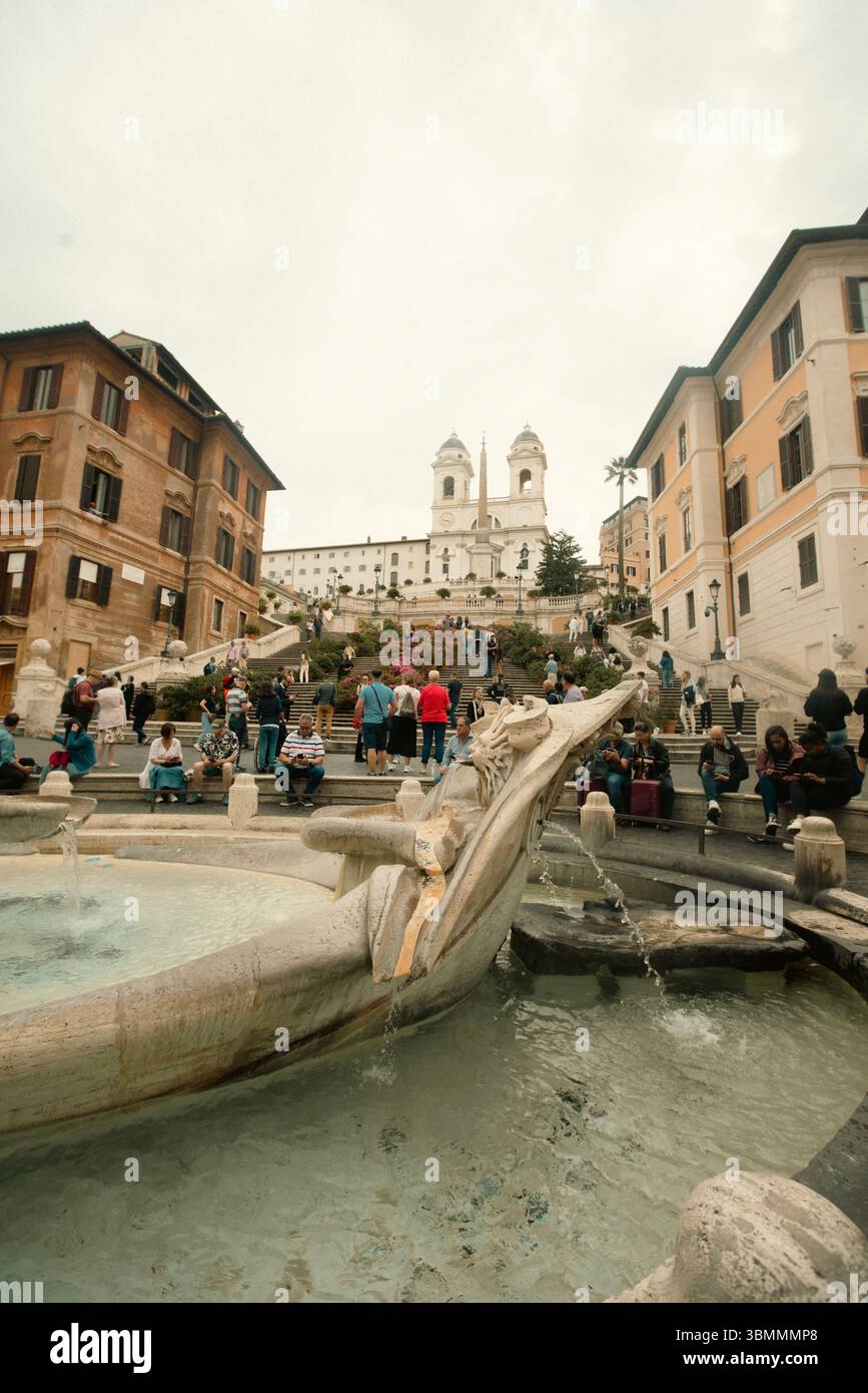 Rom, Italien, Spanische Treppe Stockfoto
