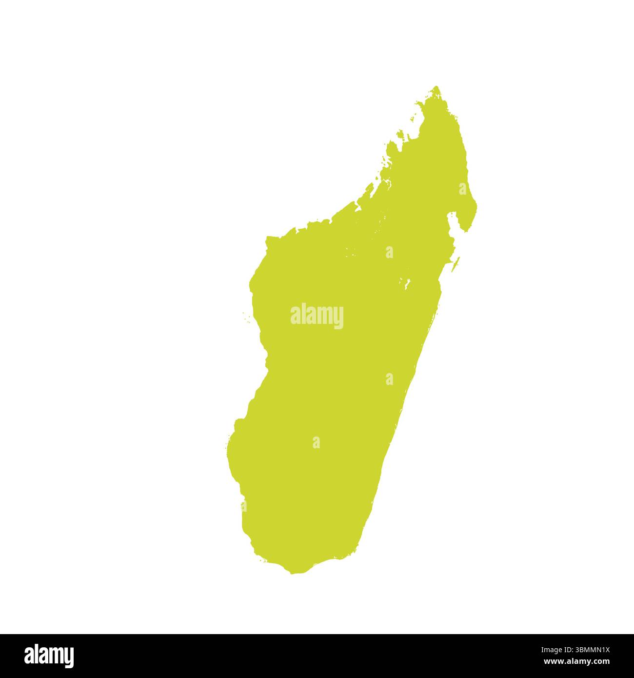Karte von Madagasсar, Schildersilhouette. Weltkarte Globe. Vektorillustration isoliert auf weißem Hintergrund. Afrikanischer Kontinent Stock Vektor