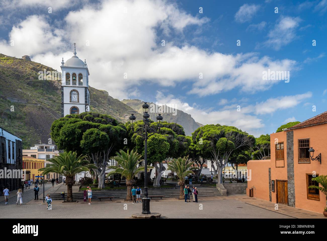 Die Kirche Santa Anna in der Stadt Garachico, Provinz Santa Cruz de Tenerife, Spanien Stockfoto