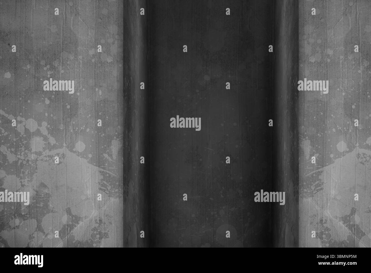 Blick von oben auf die Treppe Stockfoto