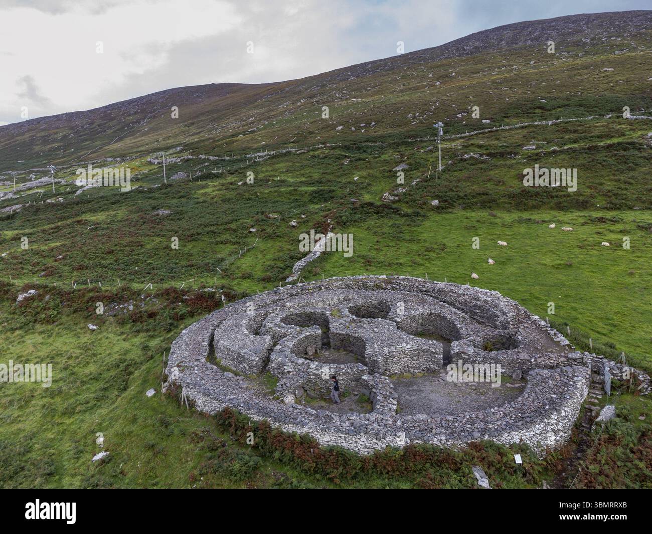 Cashel Murphy, antike keltische Siedlung, frühchristliche Ära (5.-8. Jahrhundert n. Chr.), Dingle Peninsula, County Kerry, Irland, Vereinigtes Königreich, Europa Stockfoto