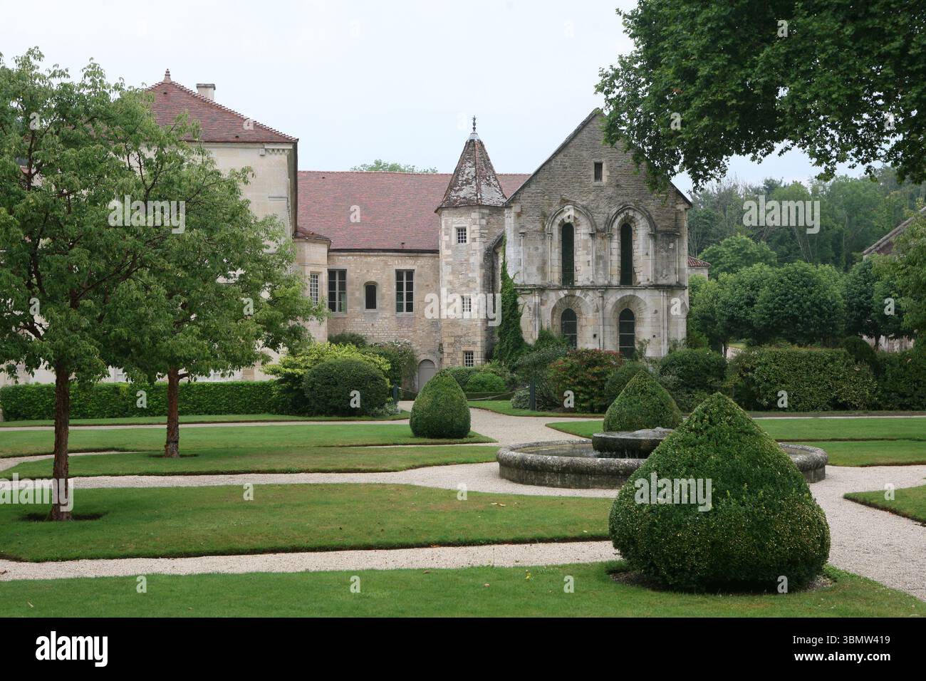 Abtei von Fontenay Marmagne Frankreich Stockfoto