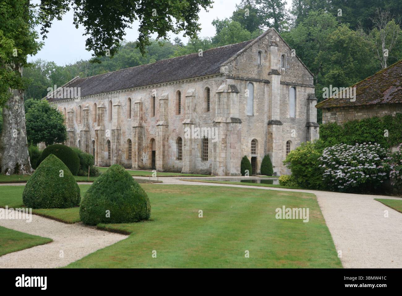 Abtei von Fontenay Marmagne Frankreich Stockfoto