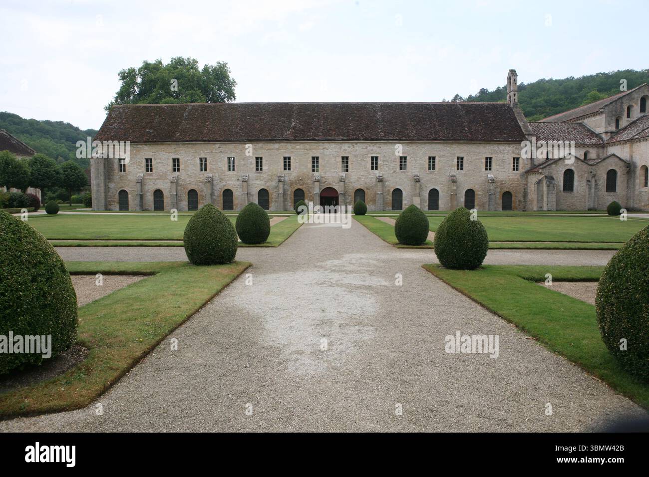 Abtei von Fontenay Marmagne Frankreich Stockfoto