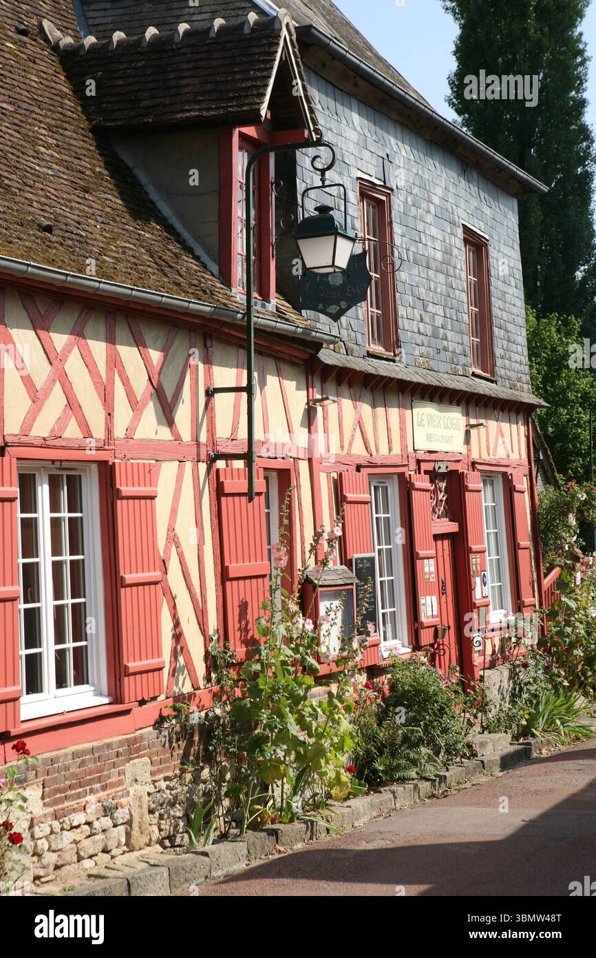 Kommune Gerberoy in Oise Frankreich Stockfoto